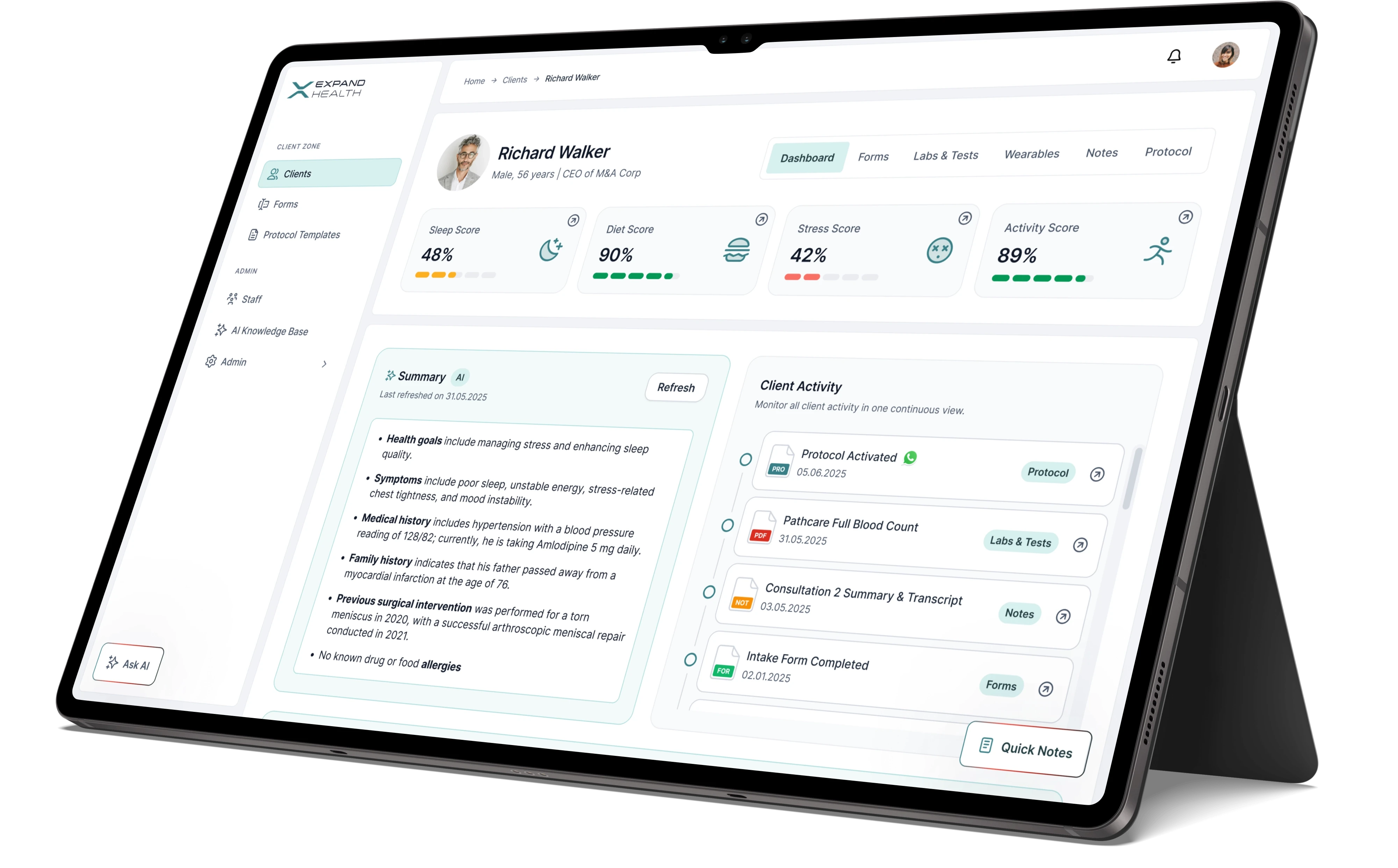 Expand Health Dashboard